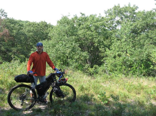 Kevin on top of "Not Rattlesnake Hill"