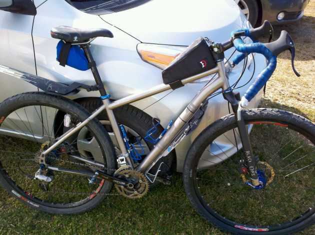 The Salsa Fargo in gravel grinder mode