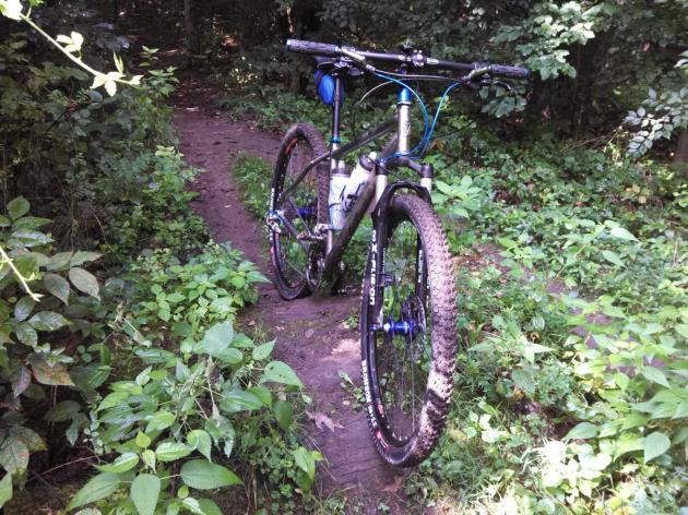 Salsa Fargo hardtail at Quail Hollow State Park