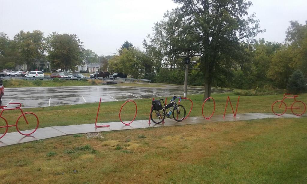 Prairie Grass Trail access area in London, Ohio