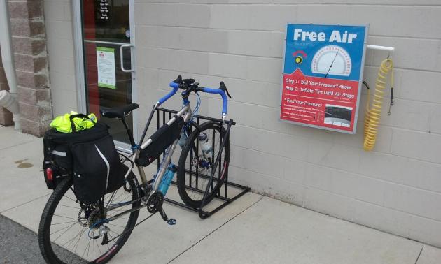 Back door of the Trek Bicycle Store of Columbus - Westerville