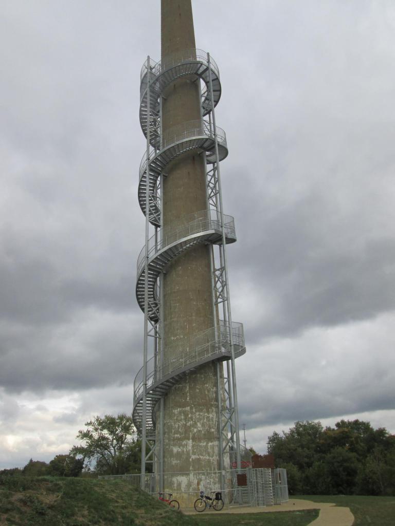 Rastin Observation Tower at Ariel Foundation Park in Mount Vernon, Ohio