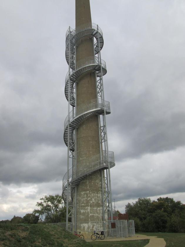 Rastin Observation Tower at Ariel Foundation Park in Mount Vernon, Ohio
