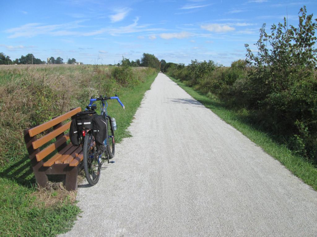 An unpaved stretch of the Sippo Valley Trail in Stark County, Ohio